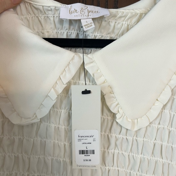Francesca’s Ruffle Collar Blouse - Picture 2 of 3